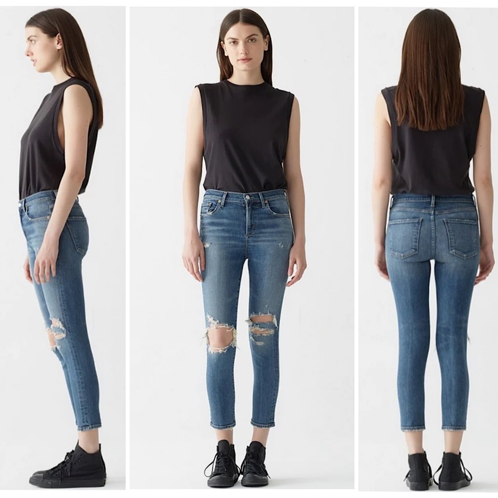 AGOLDE Sophie High Rise Skinny Crop 26 - Picture 2 of 15